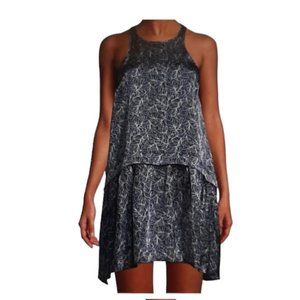 Likely Small Fall Black Printed Sleeveless Crew Neck Branch Pasadena Min…